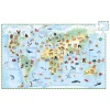 Legpuzzel Dieren van de Wereld - 100st.>Djeco