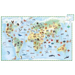 Legpuzzel Dieren van de Wereld - 100st.>Djeco