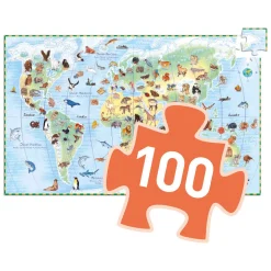 Legpuzzel Dieren van de Wereld - 100st.><noscript><img width=