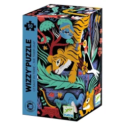 Legpuzzel Tijger 3D Effect - 50st.-Djeco New