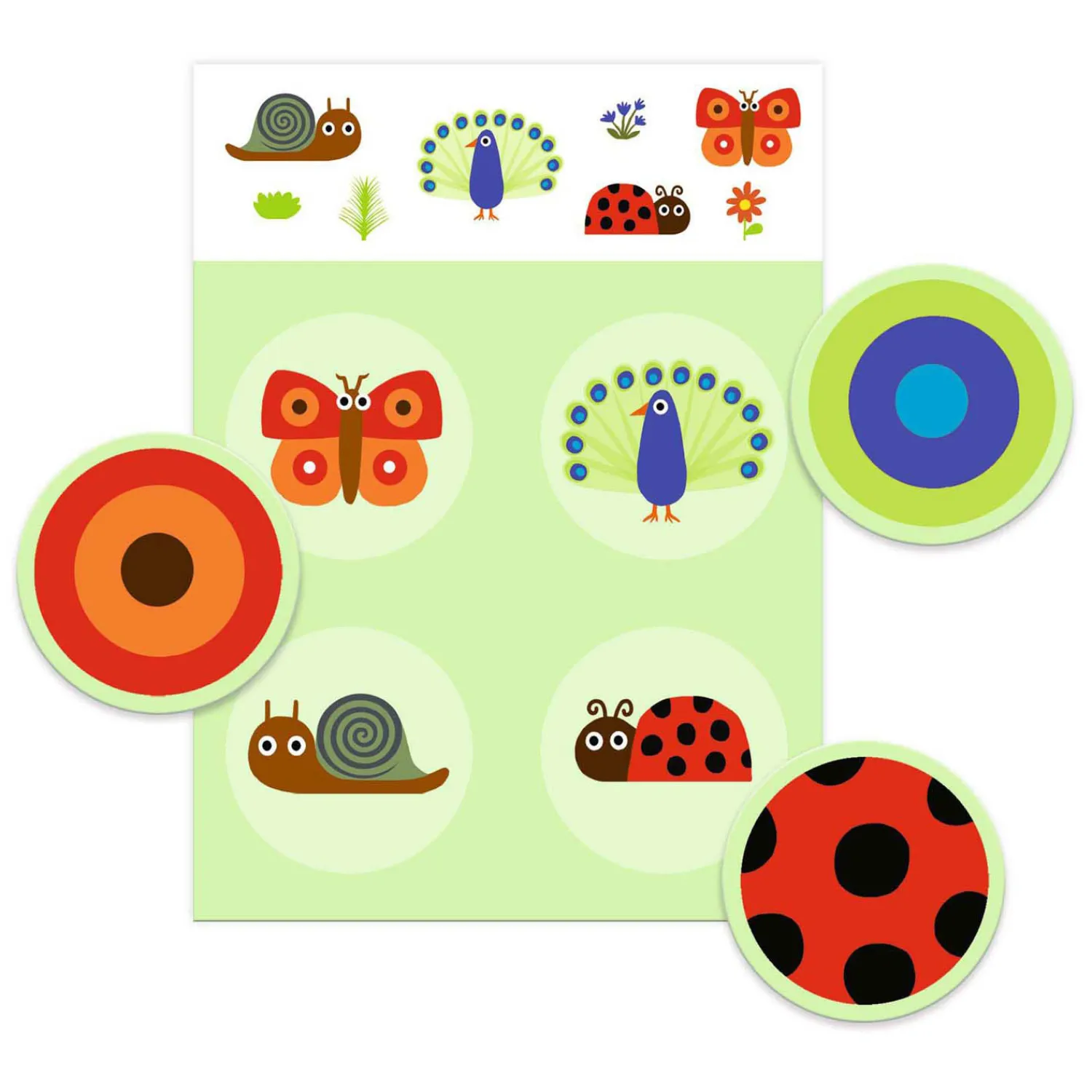 Djeco Lottospel Dieren - 16st.