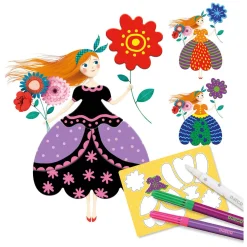 Djeco Magische Kleurset 'Marie's mooie jurken' Online