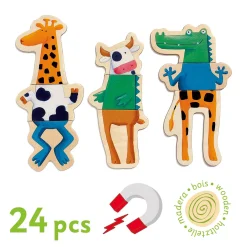 Magneten Gekke Dieren-Djeco Hot