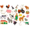 Magnetische Houten Stukken Boerderij - 24dlg.>Djeco Clearance
