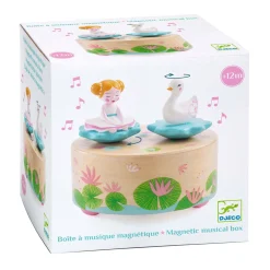 Magnetische Muziekdoosje - Ballerina en een Zwaan>Djeco Discount