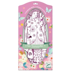 Mode Silhouetkleurplaten Rosemary 32cm - 4st.-Djeco Discount