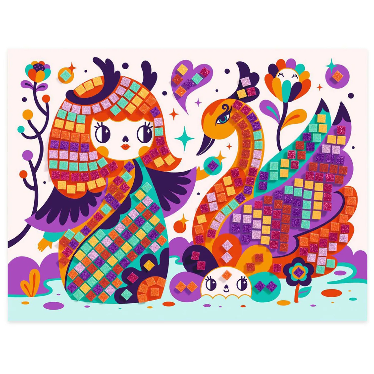 Djeco Mozaïekafbeeldingen met Nummer