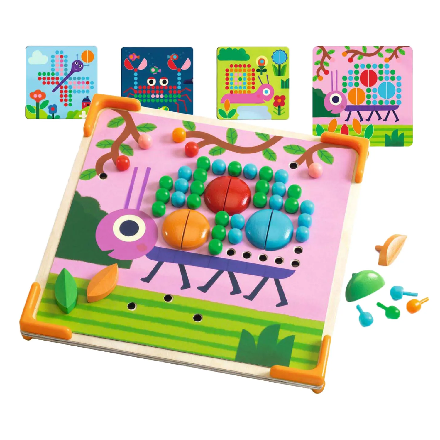 Mozaiekspel met 8 Plaatjes-Djeco Online