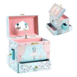 Muziekdoosje met 4 Lades - Ballerina op het Toneel-Djeco Sale