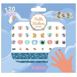 Djeco Nagelstickers Diertjes - 120 Stickers New