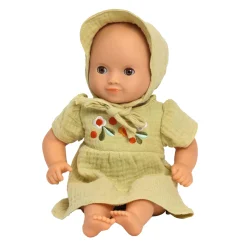 Djeco Poppen Jurk met Mutsje New