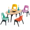 Djeco Poppenhuis Eetkamertafel met Stoelen Discount