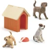 Poppenhuis Hondenhok met 3 Honden-Djeco Discount