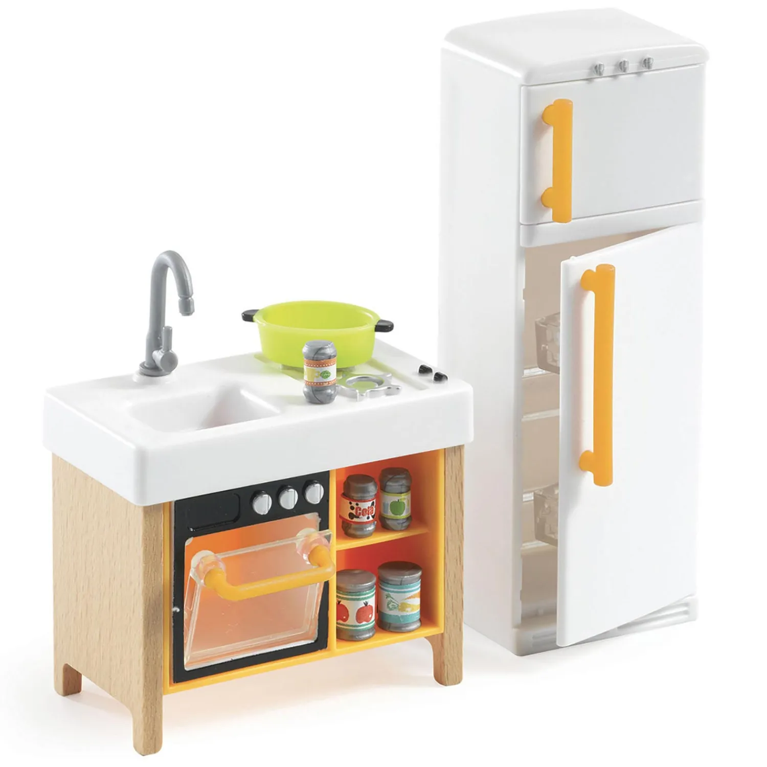 Poppenhuis Keuken Compact-Djeco Outlet