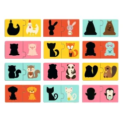 Djeco Puzzel Duo Dieren - 12st. Best