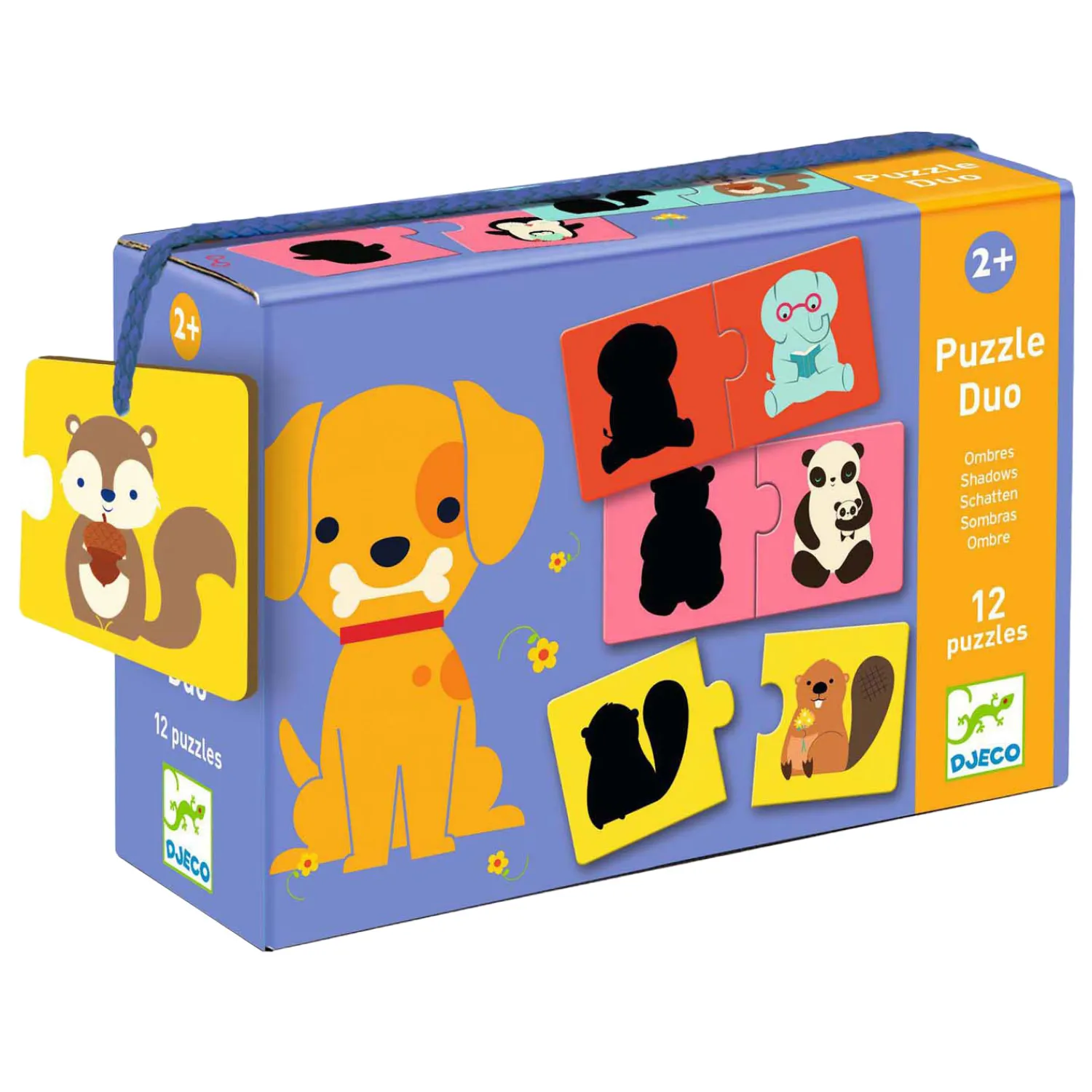 Djeco Puzzel Duo Dieren - 12st. Best
