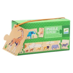 Puzzel Savannedieren - 10st.-Djeco Online
