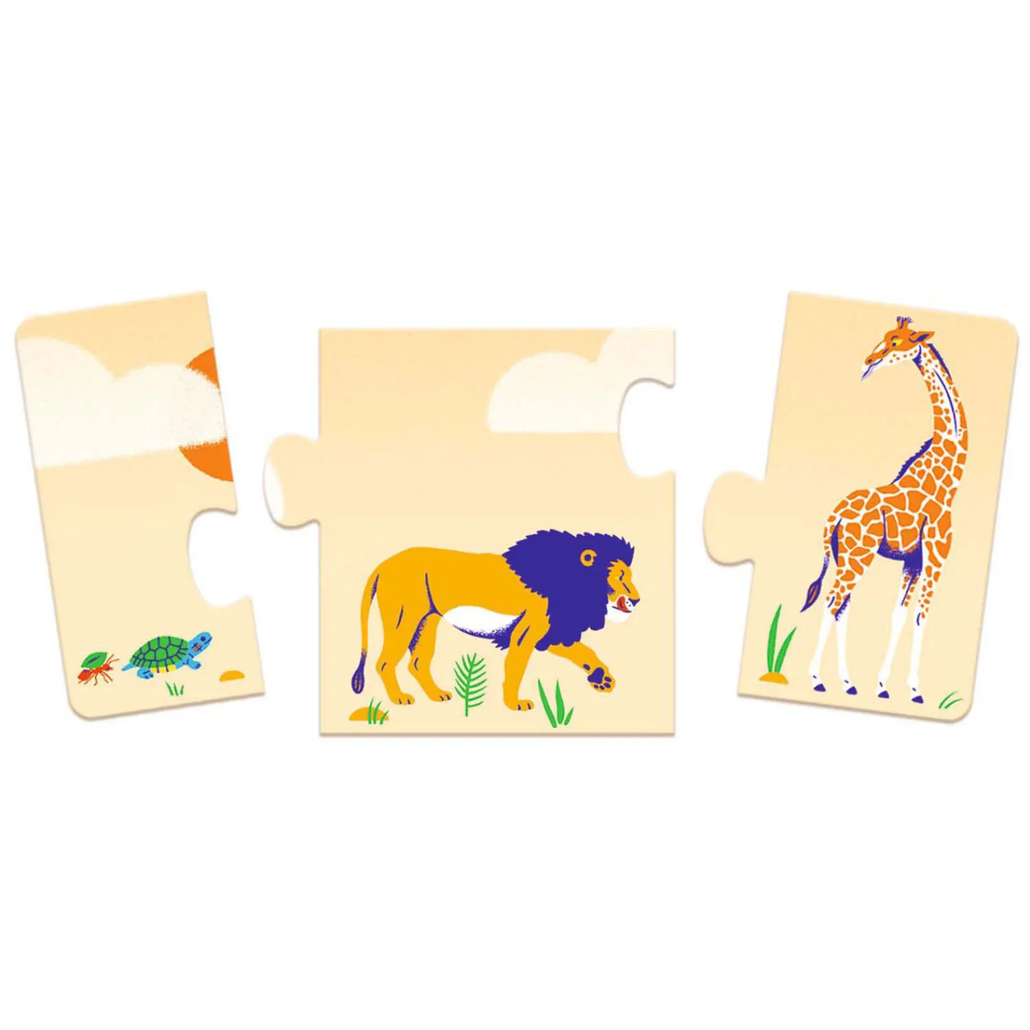 Puzzel Savannedieren - 10st.-Djeco Online