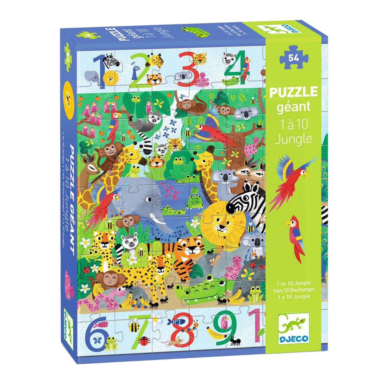 Djeco Reuzenlegpuzzel Jungle - 54st. Sale