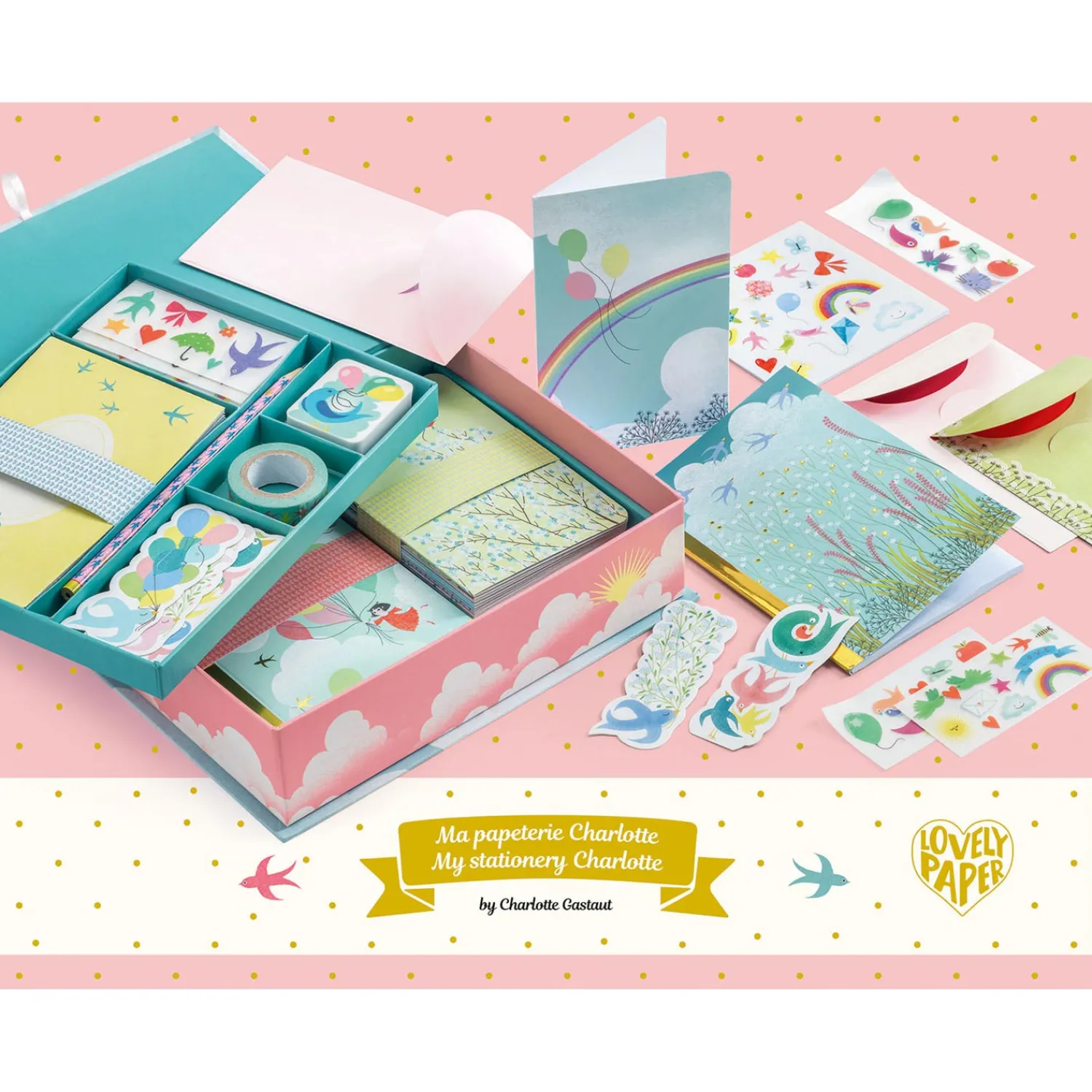 Schrijfset Charlotte>Djeco Outlet