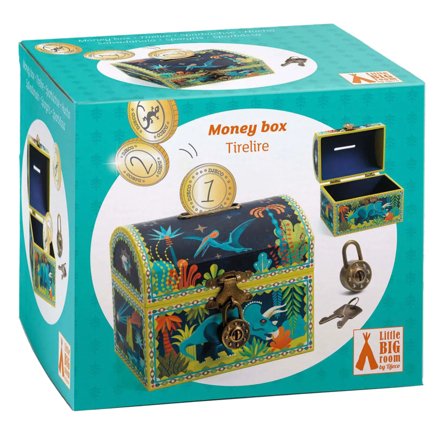 Spaarpot Dinosaurus>Djeco Clearance