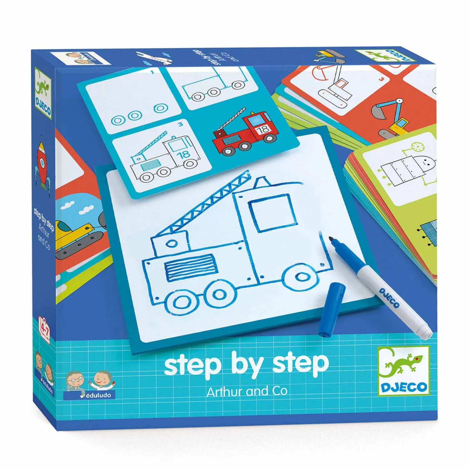 Stap voor Stap Tekenen Arthur & Co-Djeco Outlet