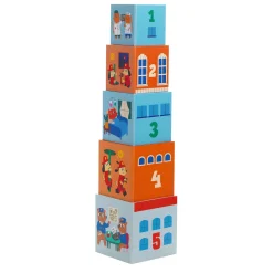 Djeco Stapelblokken met 3 Voertuigen New