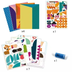 Djeco Sticker Collage Hot