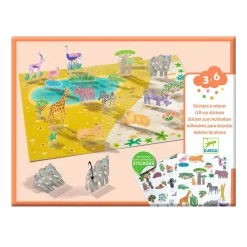 Djeco Stickers - Dieren Outlet