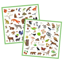 Djeco Stickers Bosdieren - 160 Stickers Hot