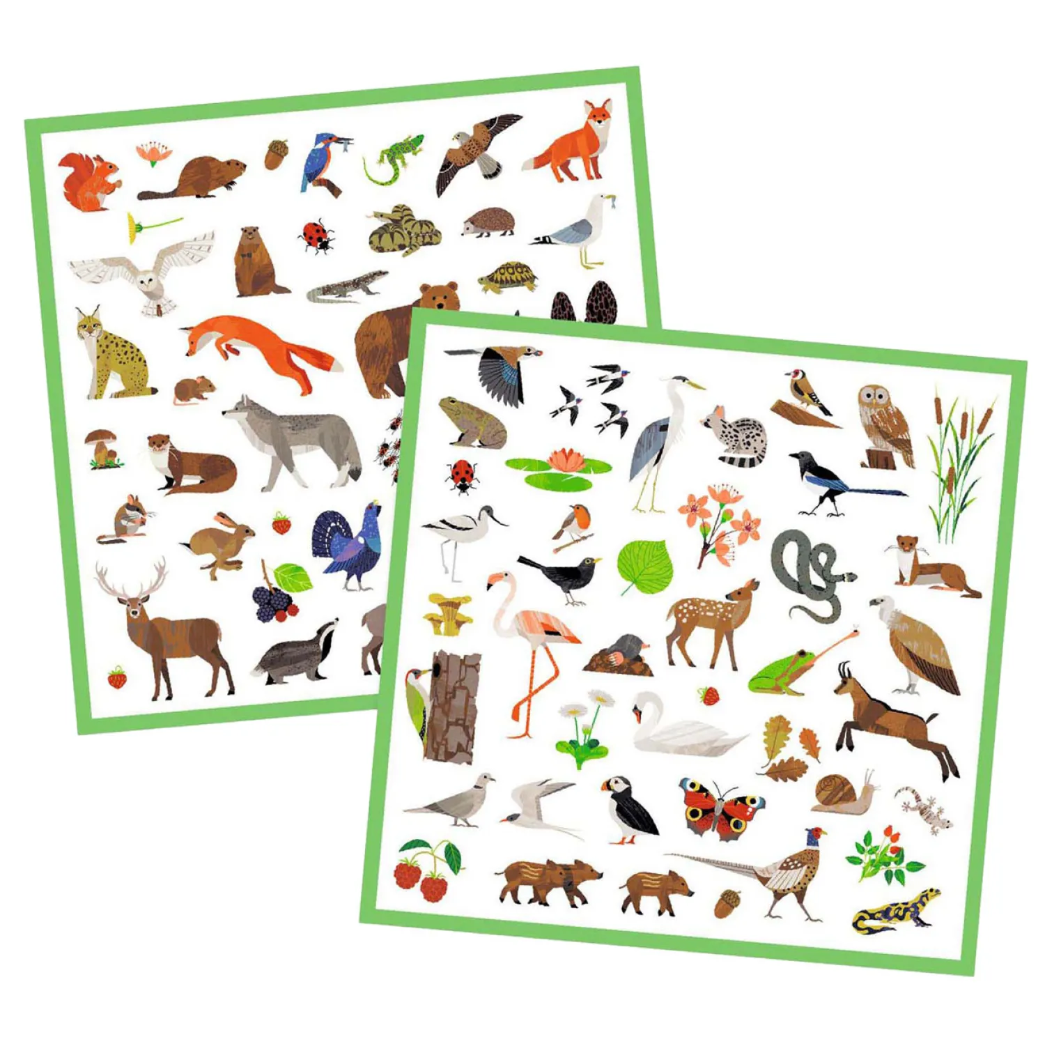 Djeco Stickers Bosdieren - 160 Stickers Hot