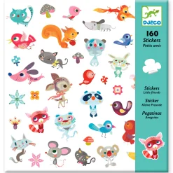 Stickers Kleine Dieren, 160st.-Djeco New