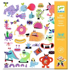 Djeco Stickers Monsters - 160 Stickers New
