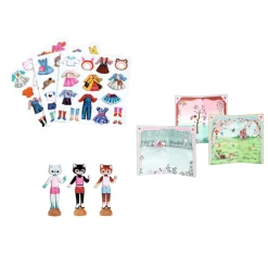 Stickers Plakken - Aankleedpoezen met Achtergronden><noscript><img width=