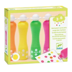 Stippeltjesstiften met Fluorescerend effect - 4dlg.-Djeco Online