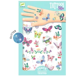 Djeco Tattoo Vlinders - 2 Vellen Discount
