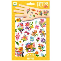 Tattoos - Aquarel Bloemen>Djeco