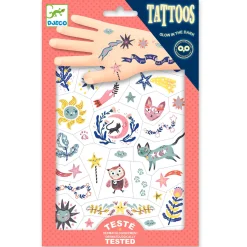 Tattoos - Dromen Glow in the Dark>Djeco Clearance