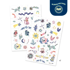 Tattoos - Dromen Glow in the Dark>Djeco Clearance