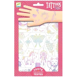 Tattoos - Glanzende Geluksbrengers-Djeco Hot