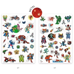 Djeco Tattoos - Helden vs. Schurken New