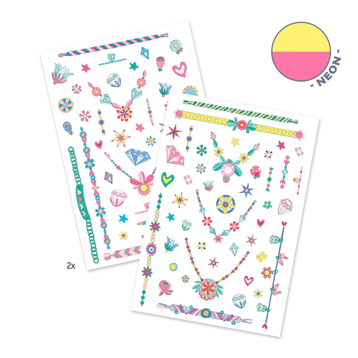 Tattoos - Neon Sieraden>Djeco Outlet