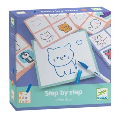 Tekenkaarten Babydieren>Djeco Clearance