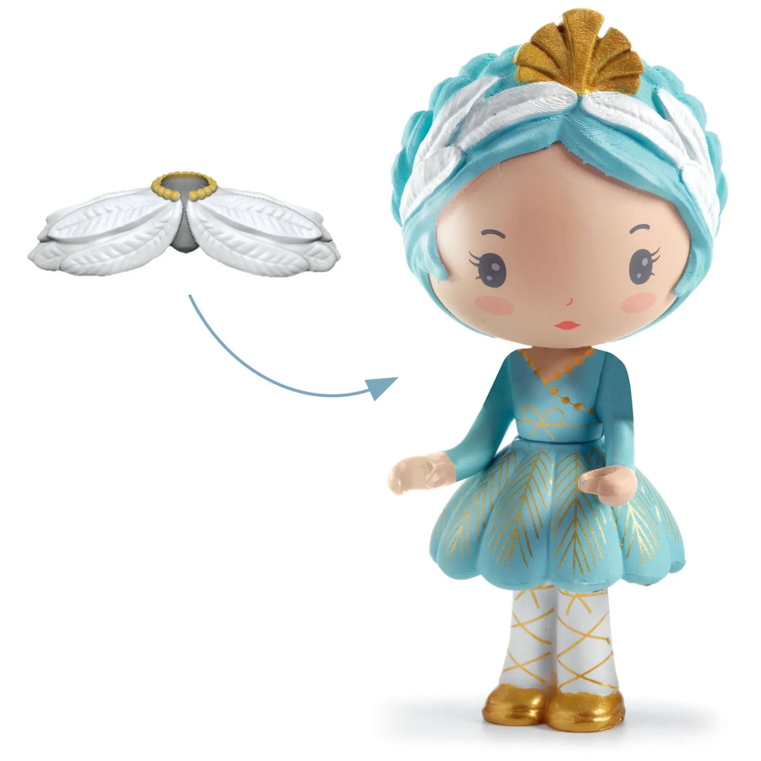 Tinyly Grace en Stella Houten Speelfiguren, 3dlg.-Djeco