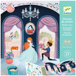 Verhalenboek met Stickers - Life in the Castle>Djeco Hot
