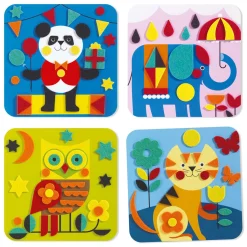 Viltcollages Maken - Dieren><noscript><img width=