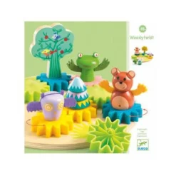 Woodytwist Houten Tandwielen Speelset, 14dlg.>Djeco Sale