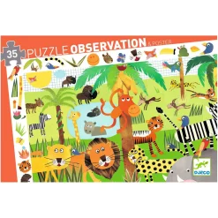 Zoekpuzzel Jungle, 35st.-Djeco New