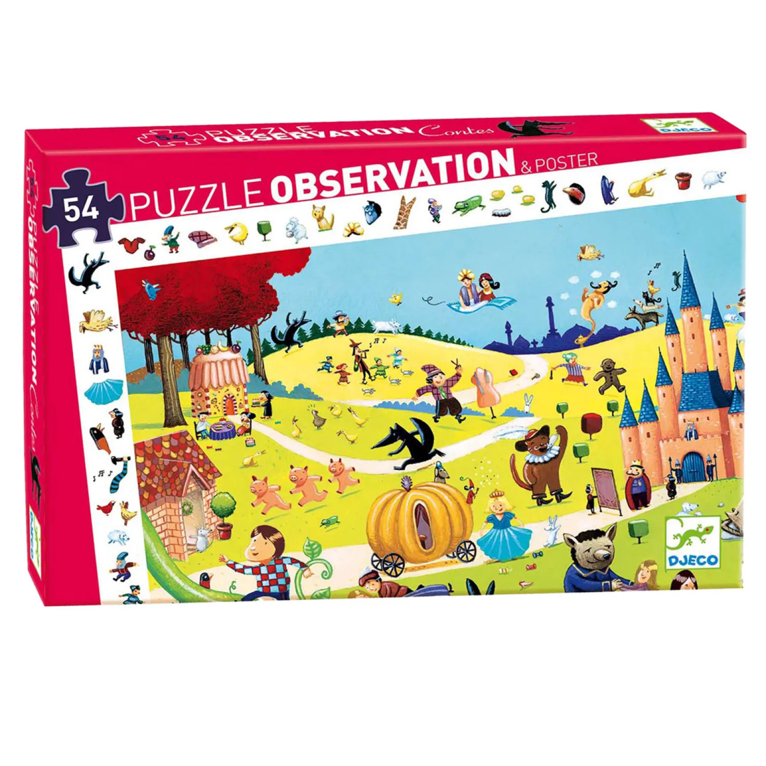 Zoekpuzzel Sprookjes - 54st.-Djeco Sale