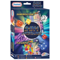 Grafix Dobbelspellen 2in1 (Rainbow Dice & Play and Repeat) Clearance